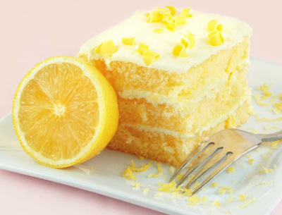 Лимонный торт с кремом